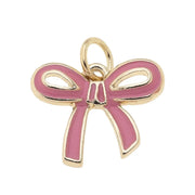 Pink Bow Charm
