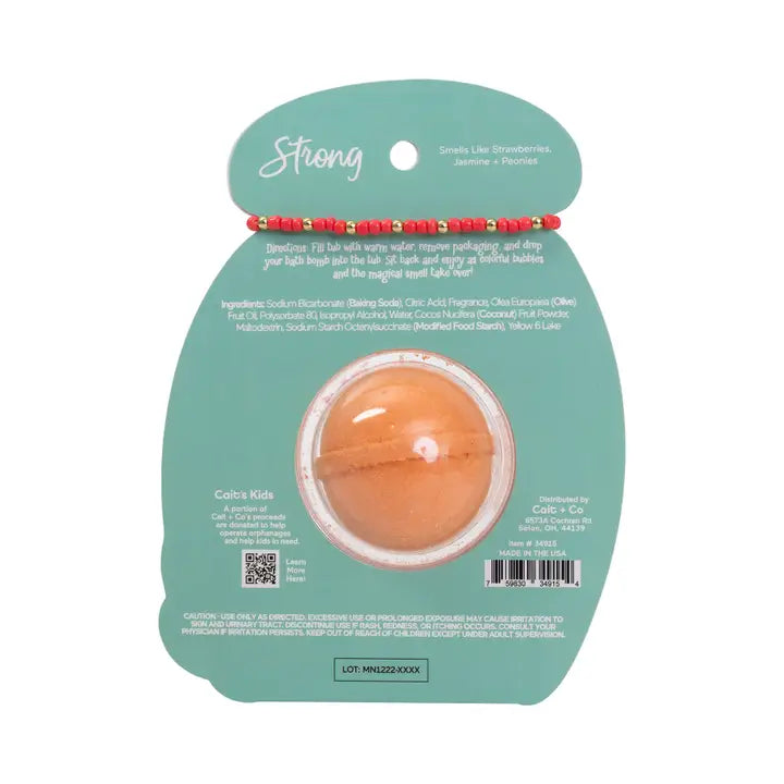 Strong Bath Bomb + Bracelet