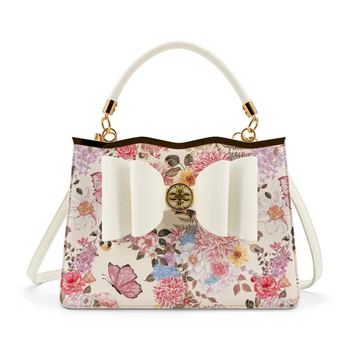 Amelie Floral Bow Purse