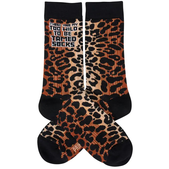 Too Wild To Be Tamed Socks