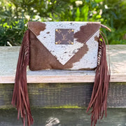 Midnight Rodeo Upcycled Fringe Crossbody