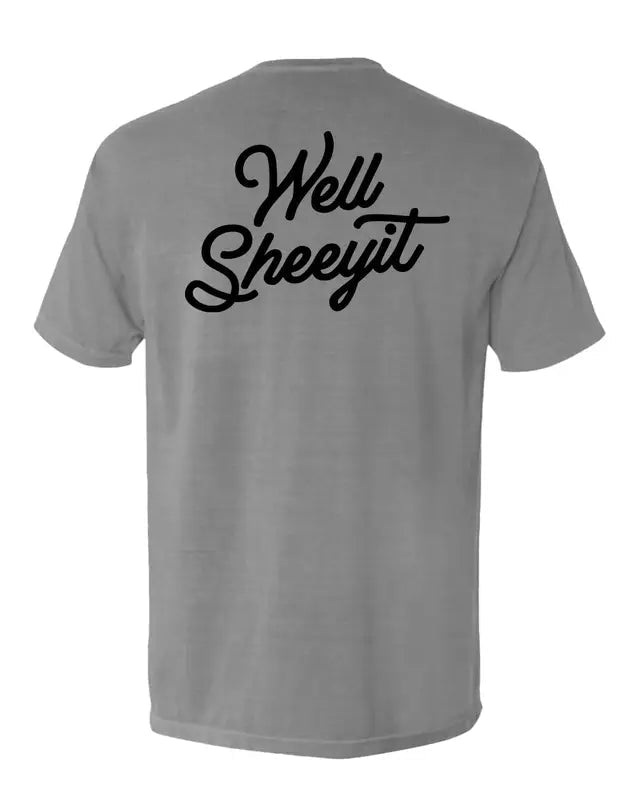Well Sheeyit Gray Pocket Tee