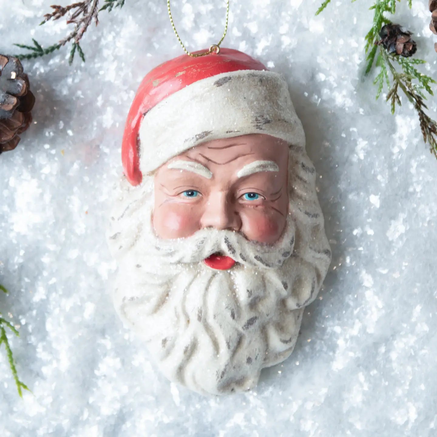 Santa Face Ornament