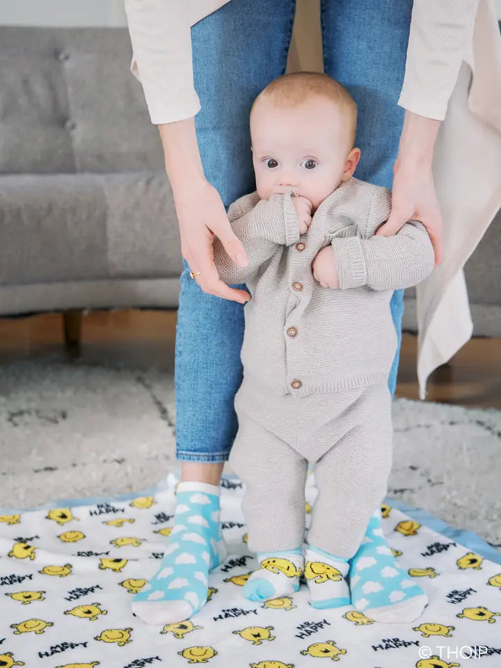 Mr. Happy Baby Blanket