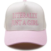 Kids Literally Just A Girl Trucker Hat