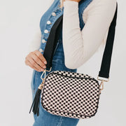 Willow Black Check Crossbody