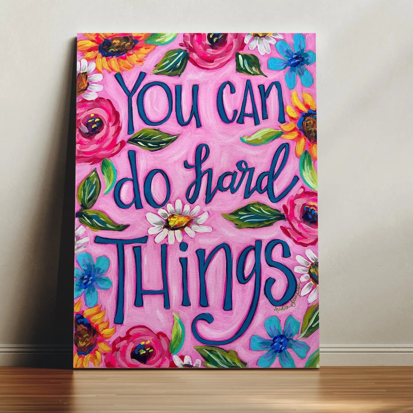 You Can Do Hard Things Canvas Art