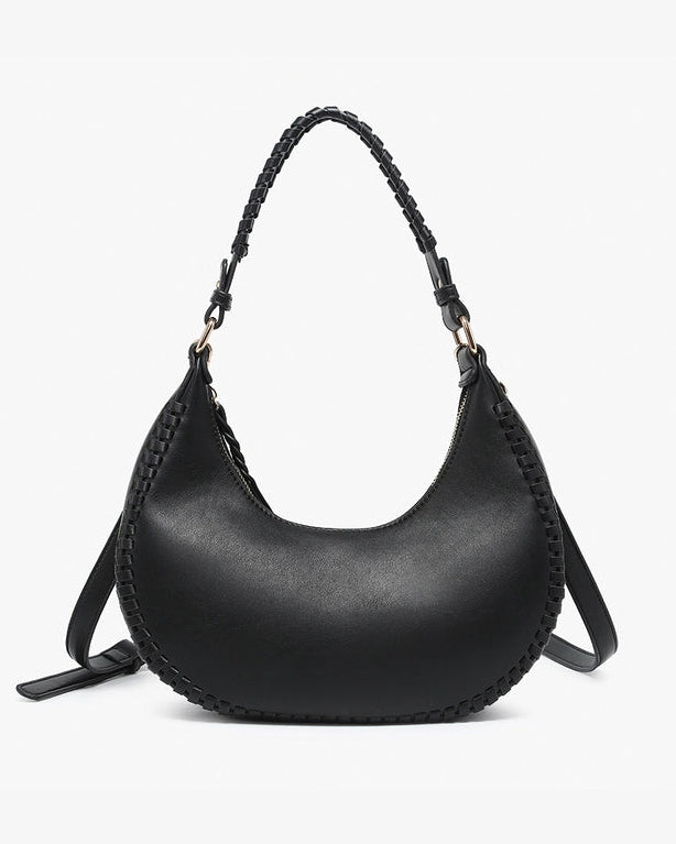 Aria Black Shoulder Bag
