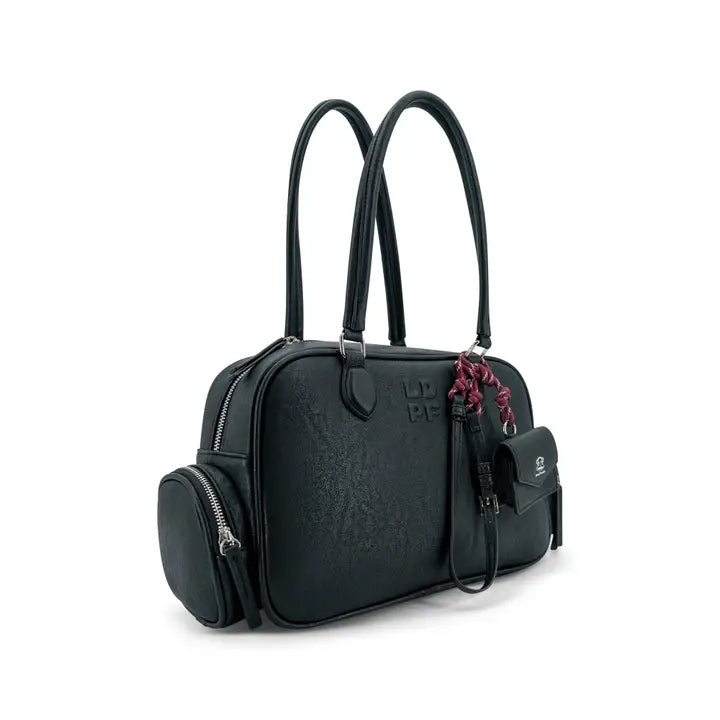 The Check In Black Utility Bag