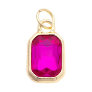 Hot Pink Jewel Charm