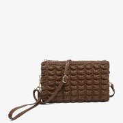 Riley Chocolate Puffer Crossbody