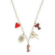 Red Raiders Charm Necklace