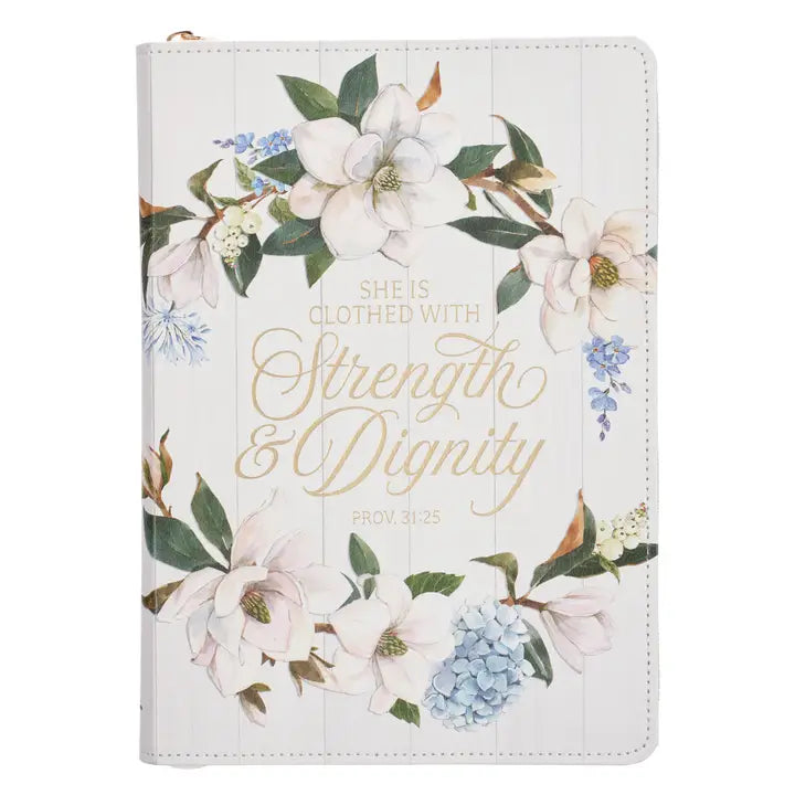 Strength & Dignity Prov. 31:25 Zip Journal