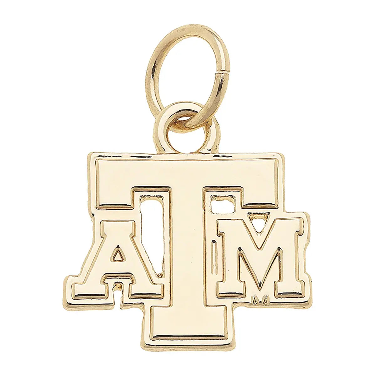 Texas A&M Gold Logo Charm