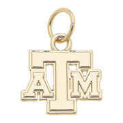 Texas A&M Gold Logo Charm