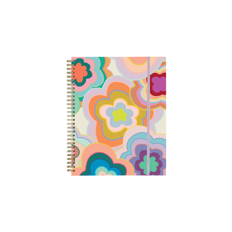 Trippy Floral Perpetual Planner
