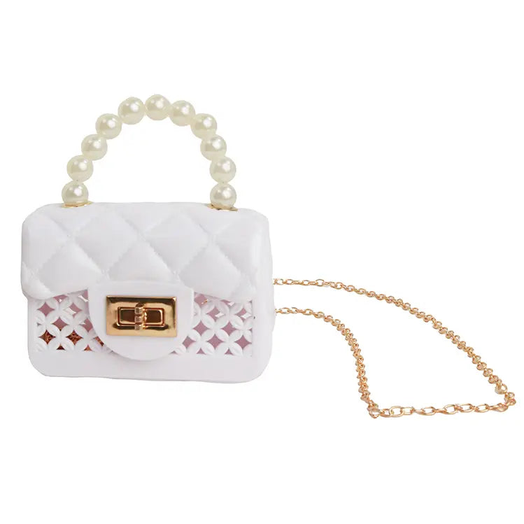 Pearl Jelly Cage Purse
