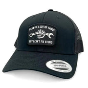 I Can Fix A Lot Of Things Black Patch Cap