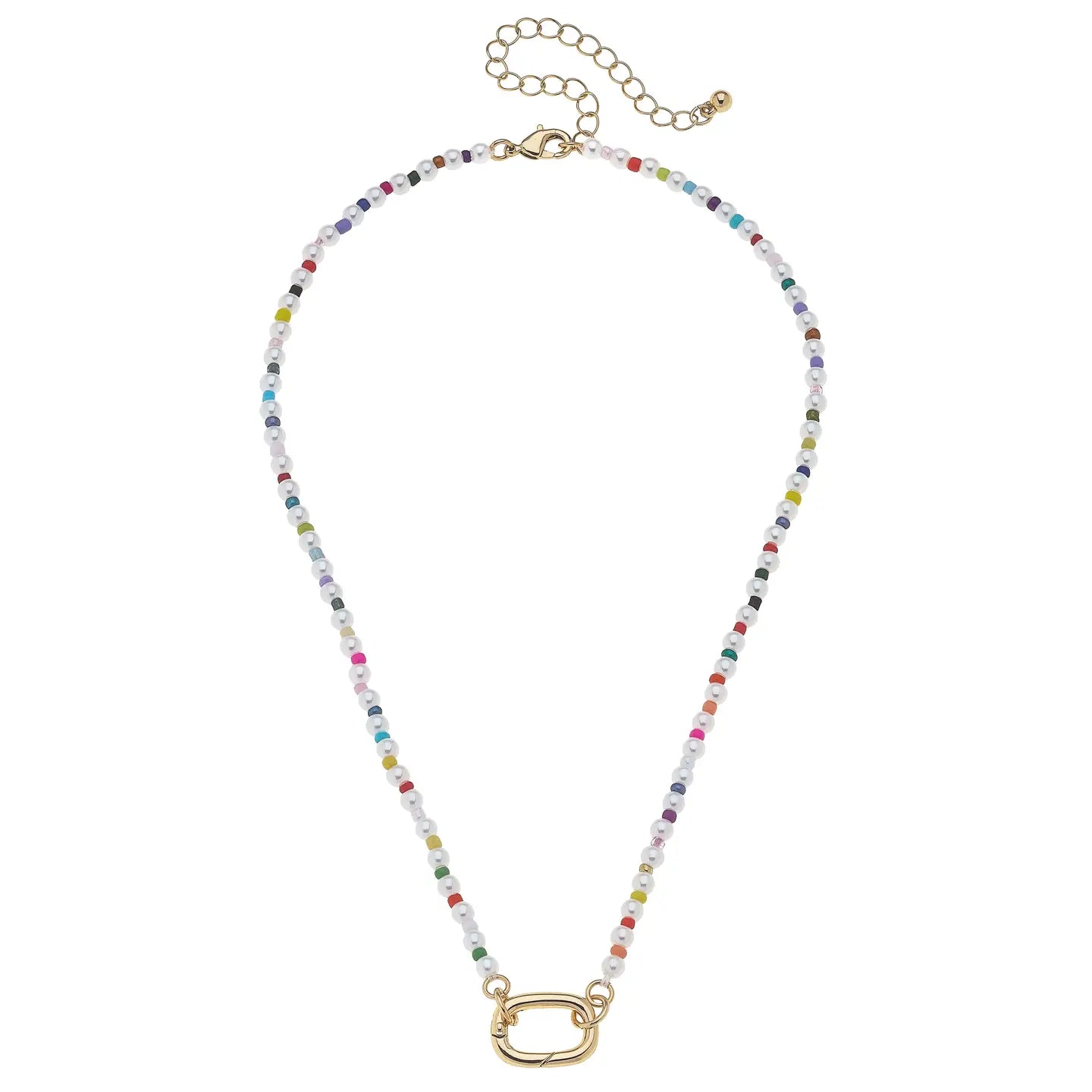 Mini Mazie Rainbow Charm Necklace