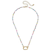 Mini Mazie Rainbow Charm Necklace