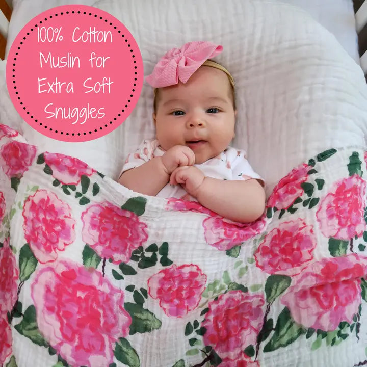 Life In Bloom Muslin Swaddle