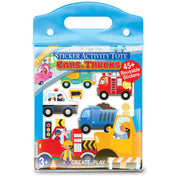 Cars & Trucks Reusable Sticker Book