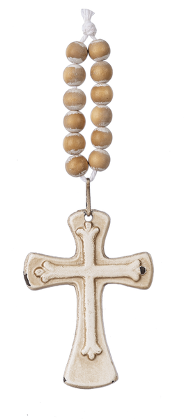 Beaded Cross Hanger