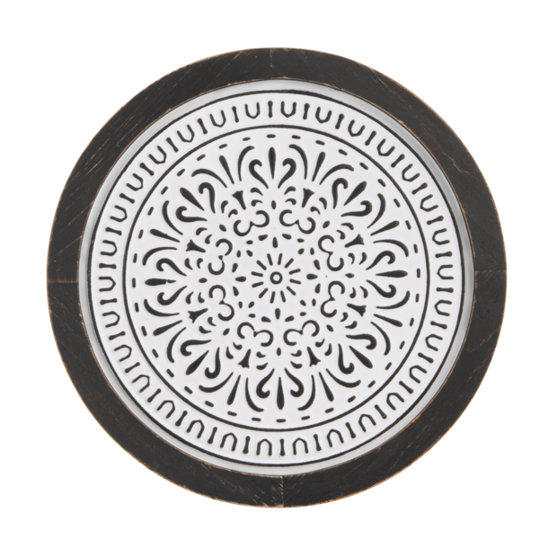 Round Embossed Tile Wall Decor