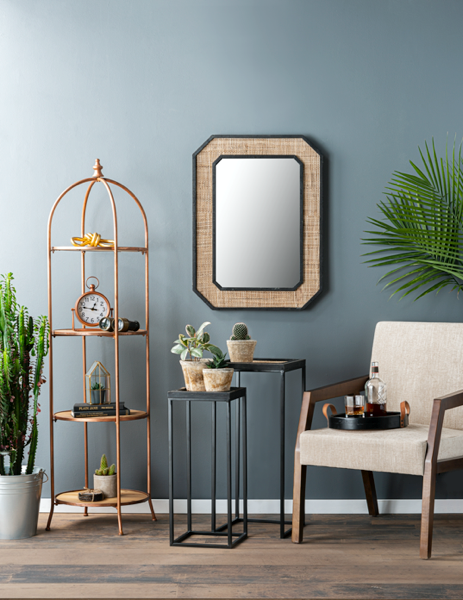 Natural Woven Wall Mirror