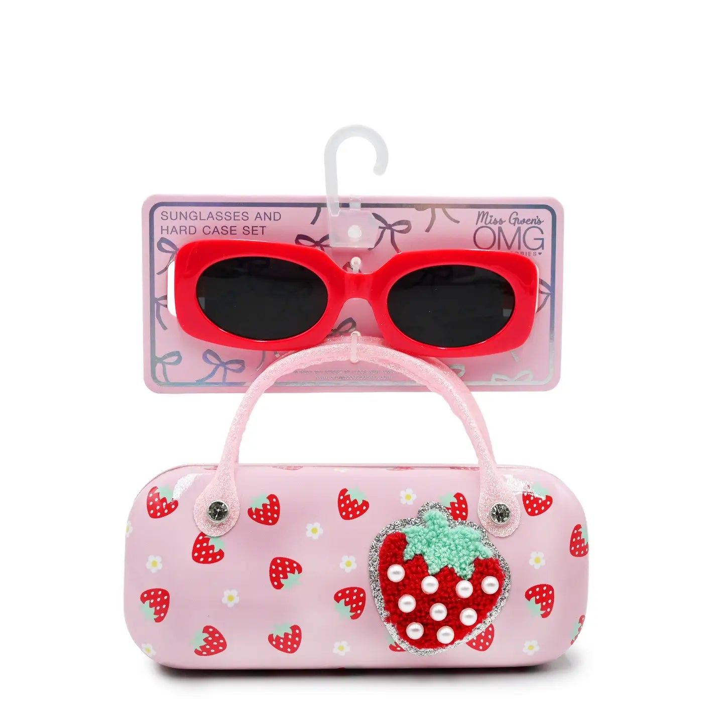Strawberry Sunglasses & Case