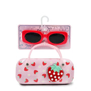 Strawberry Sunglasses & Case