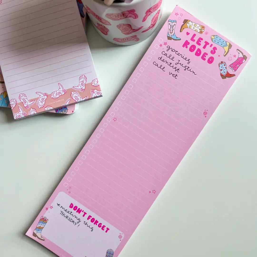 Let's Rodeo Notepad