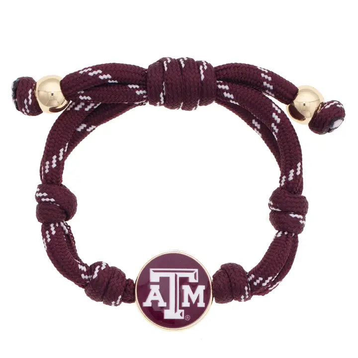 Texas A&M Logo Paracord Bracelet