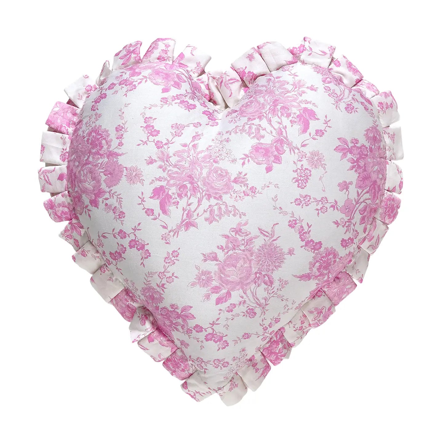 Heart Toile Pillow