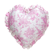 Heart Toile Pillow