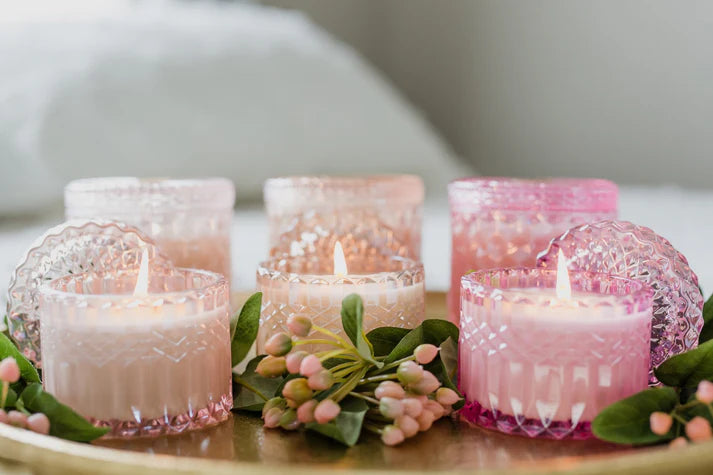 Pink Chiffon 15oz Shimmer Candle