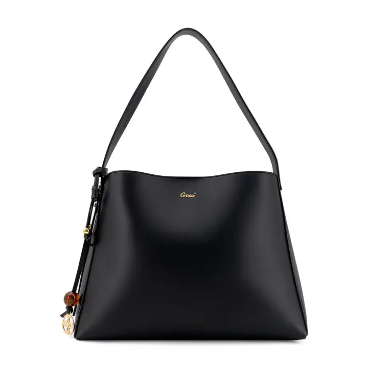 Lottie Black Sleek Handbag
