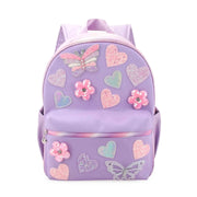 Lavender Butterfly School Backpack