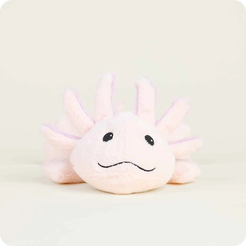 Pink Axolotl Warmies Junior