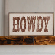 Howdy Framed Art