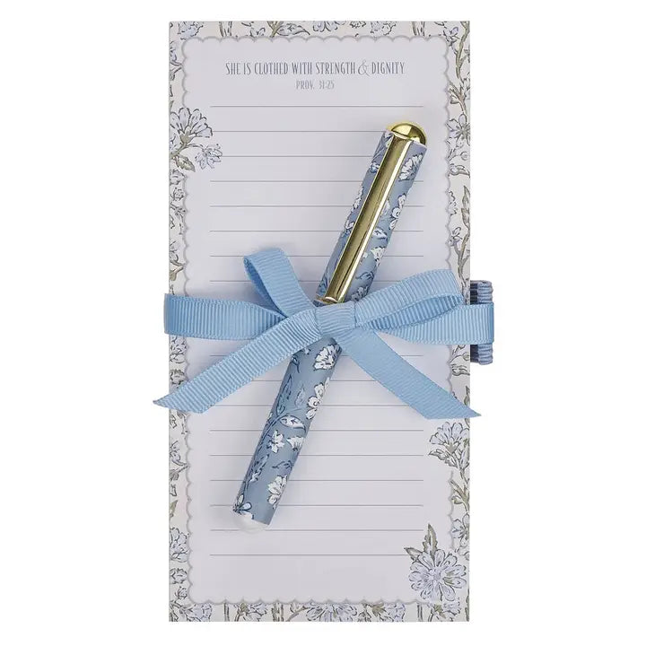 Strength & Dignity Shopping List & Pen
