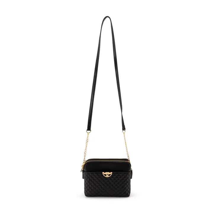 Elara Black Crossbody