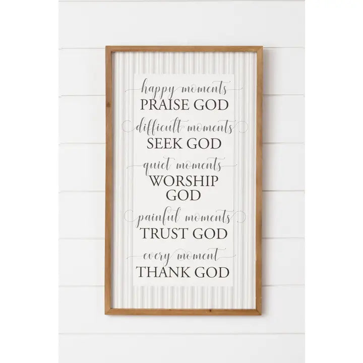 Praise God Sign