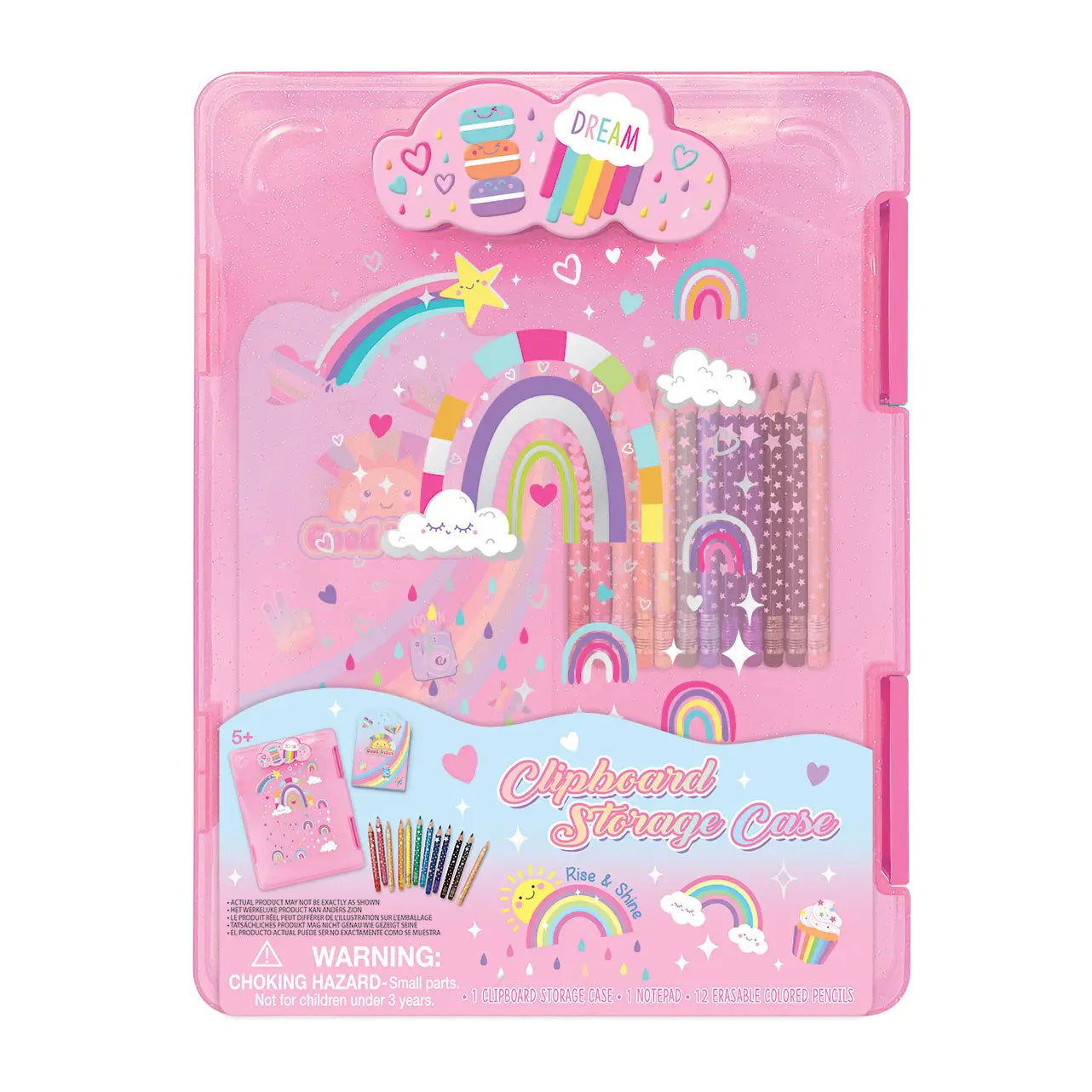 Rainbow Clipboard Storage Case