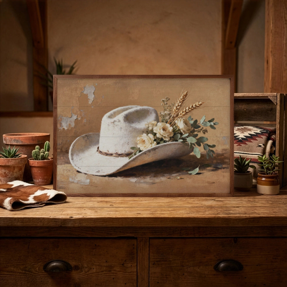Cowgirl's Hat Wall Art