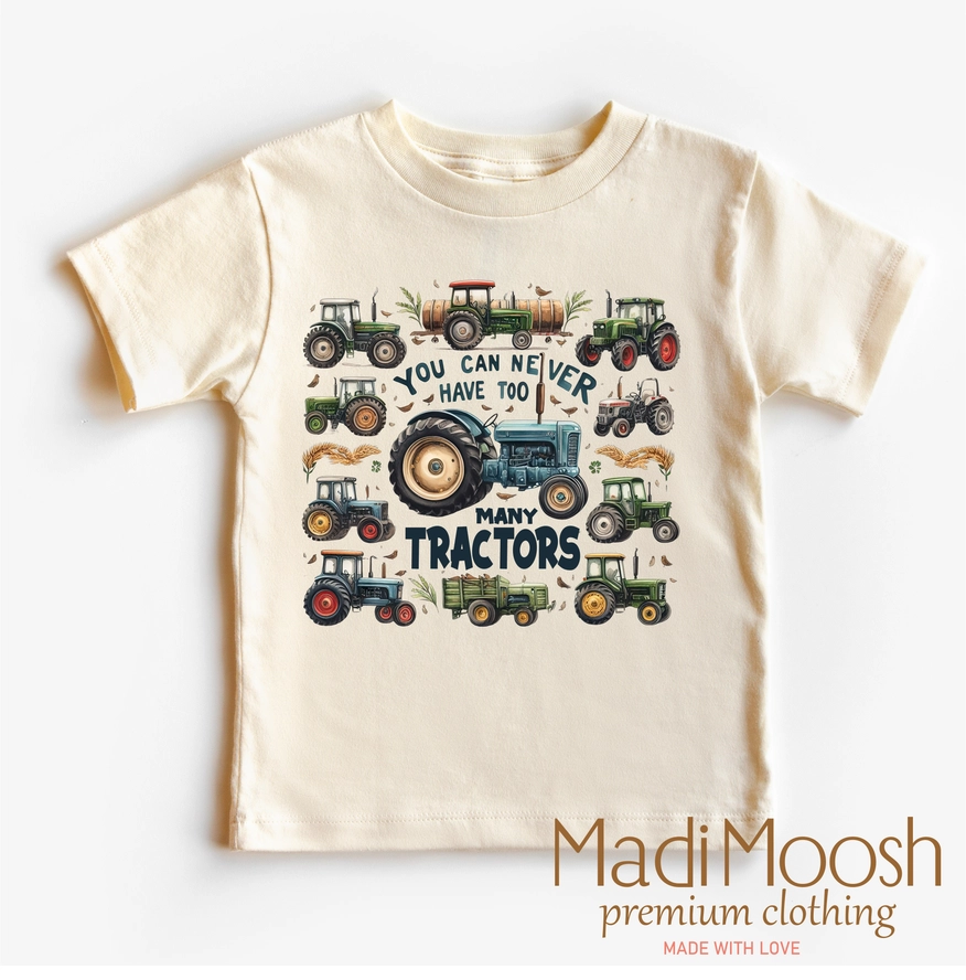 Too Many Tractors Tee