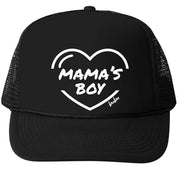 Mama's Boy Heart Trucker Hat