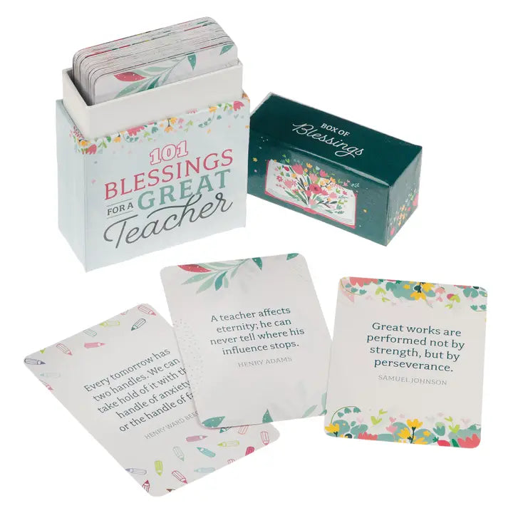 For A Great Teacher Box of Blessings