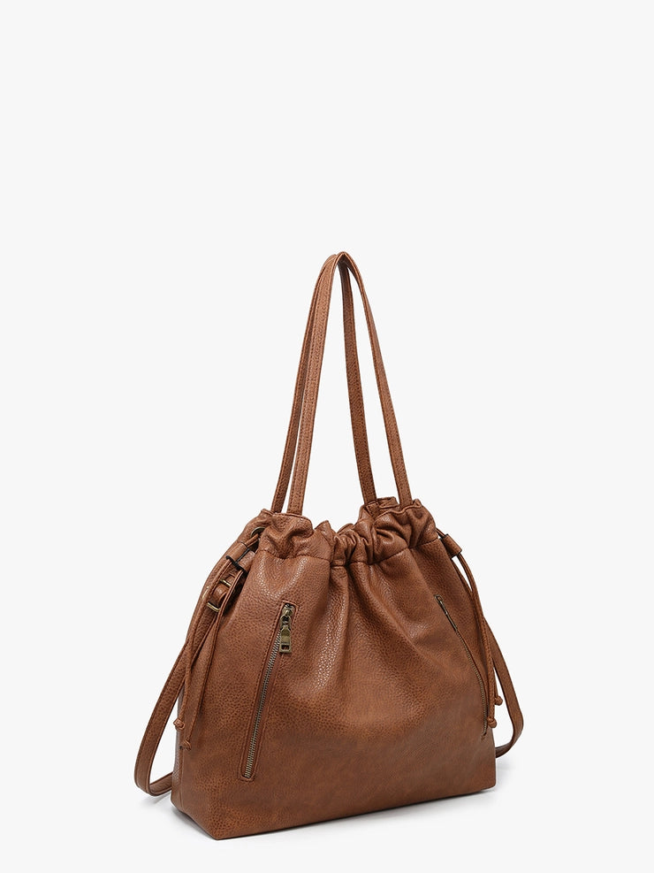 Finley Brown Drawstring Tote