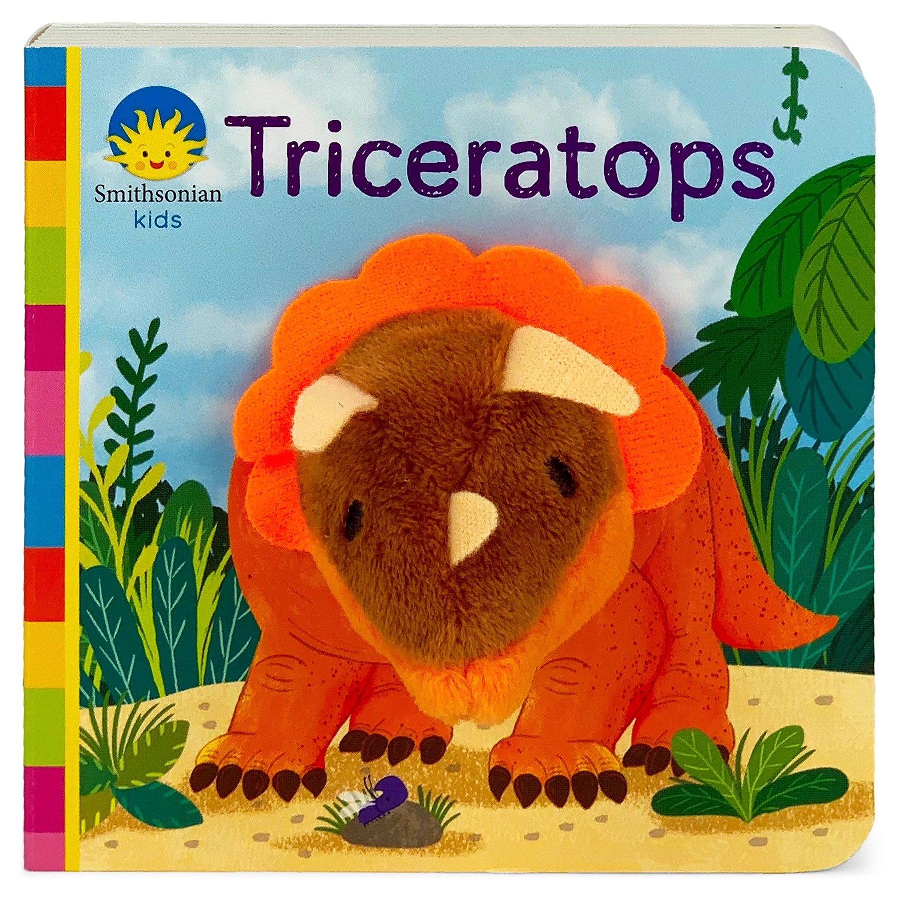 Triceratops Finger Puppet Board Book